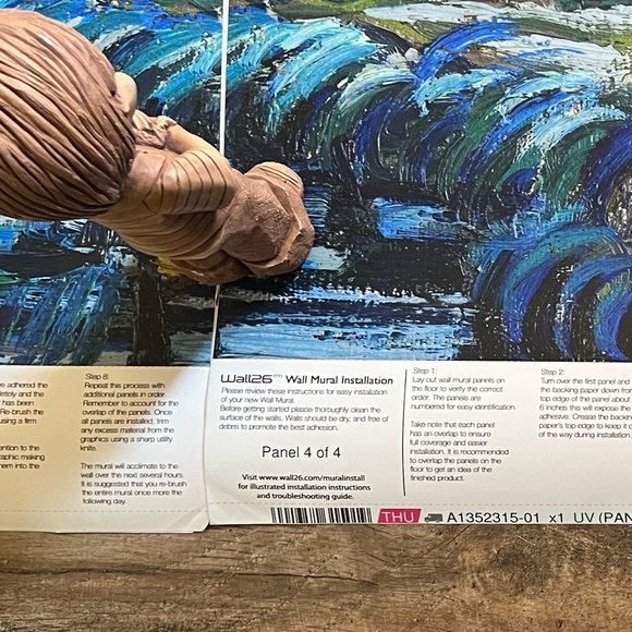 VAN GOGH Starring Night 4 Piece Wall ART - Picture 6 of 12